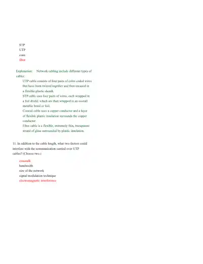CCNA 1 v7 Modules 4 to 7 Ethernet Concepts Exam An - Page 5 preview image