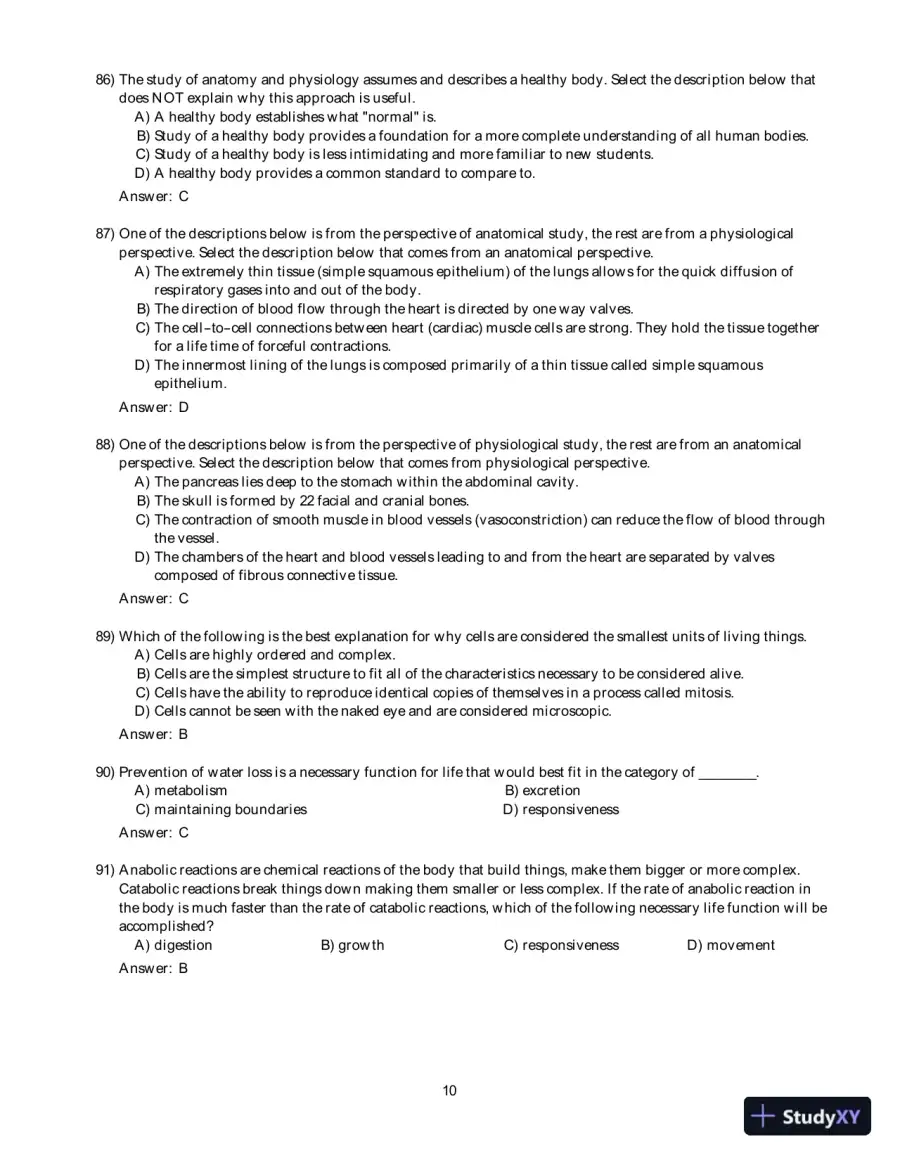 Test Bank For Human Anatomy and Physiology, 11th Edition, page 11