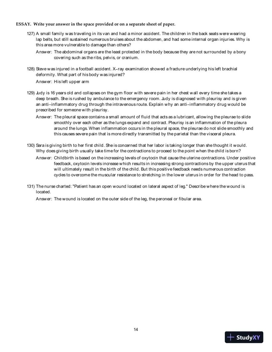 Test Bank For Human Anatomy and Physiology, 11th Edition, page 15