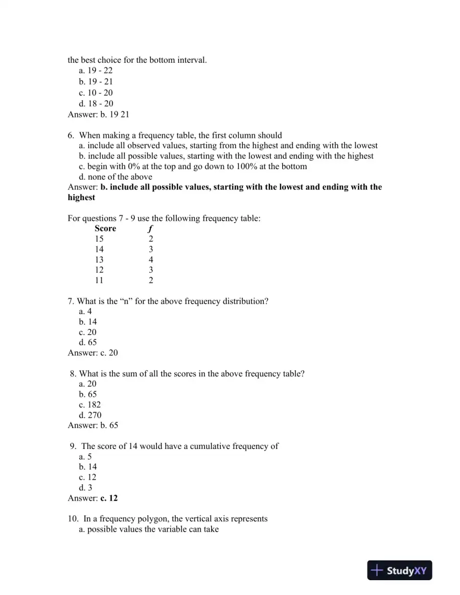 PSY/SOC 3010 Statistics Take Home Test 1, page 3