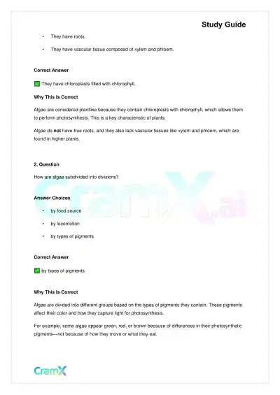 Biology - Protista - Page 4 preview image