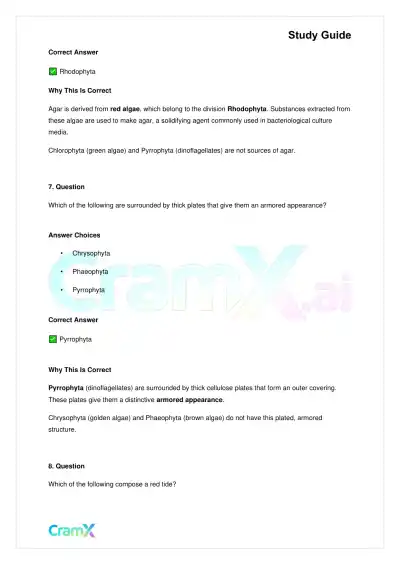 Biology - Protista - Page 7 preview image
