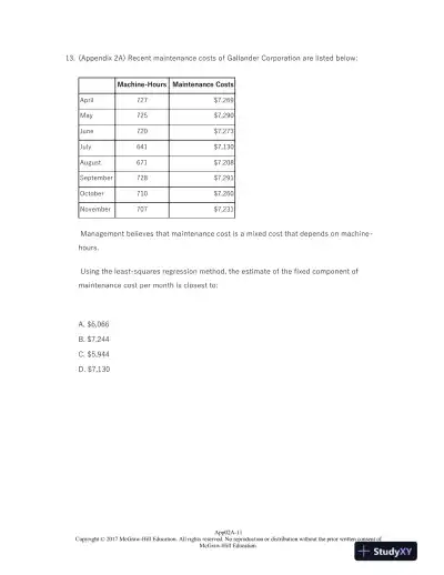 Managerial Accounting for Managers 4th Edition Test Bank - Page 12 preview image