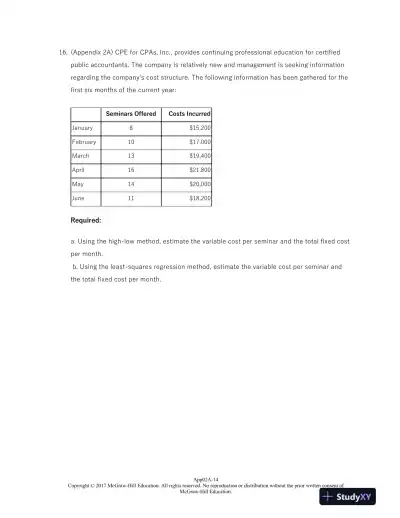 Managerial Accounting for Managers 4th Edition Test Bank - Page 15 preview image