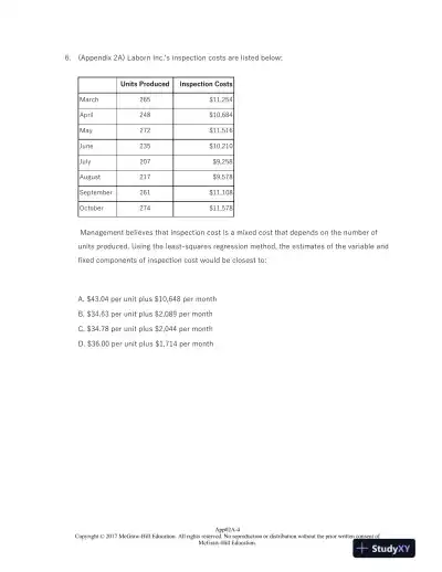 Managerial Accounting for Managers 4th Edition Test Bank - Page 5 preview image