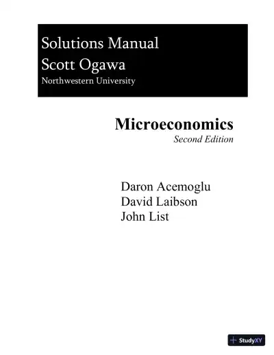 Solution Manual for Macroeconomics, 2nd Edition - Page 1 preview image