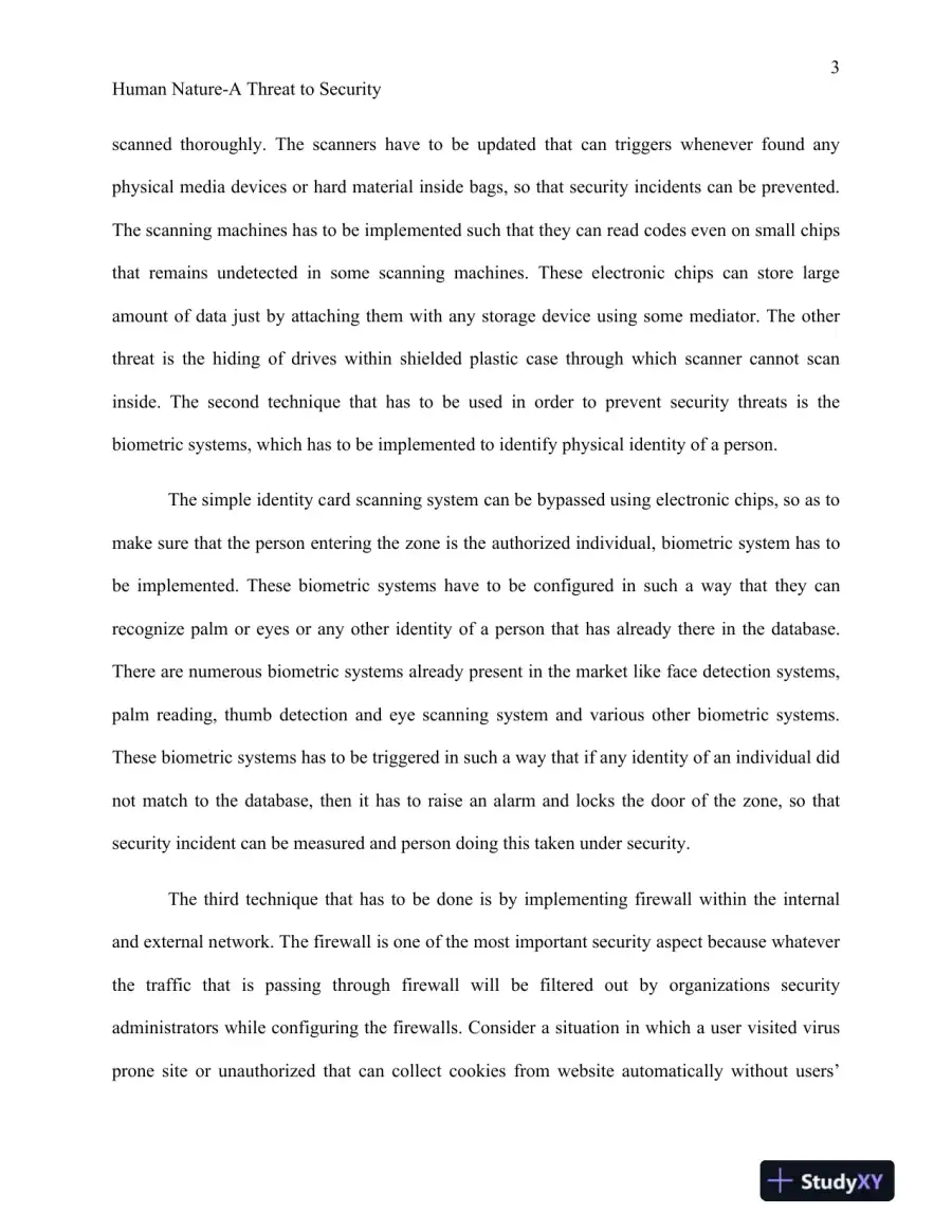Human Nature - A Threat to Security, page 4
