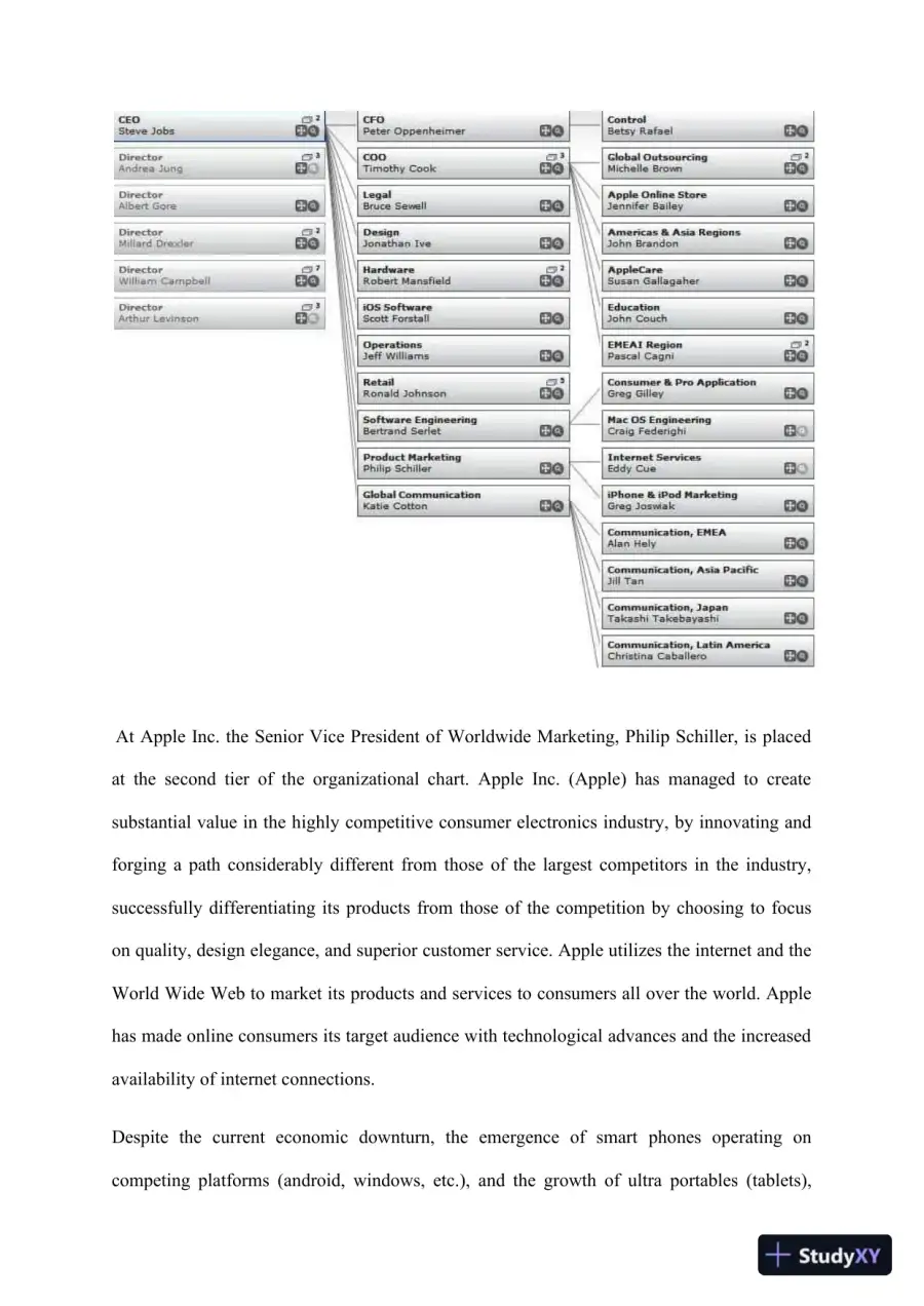 Organizational Assessment of Apple Inc.: Structure, Strategy, and Ethical Considerations, page 5
