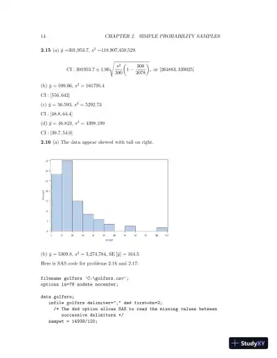 Sampling: Design and Analysis, 2nd Edition Solution Manual - Page 15 preview image