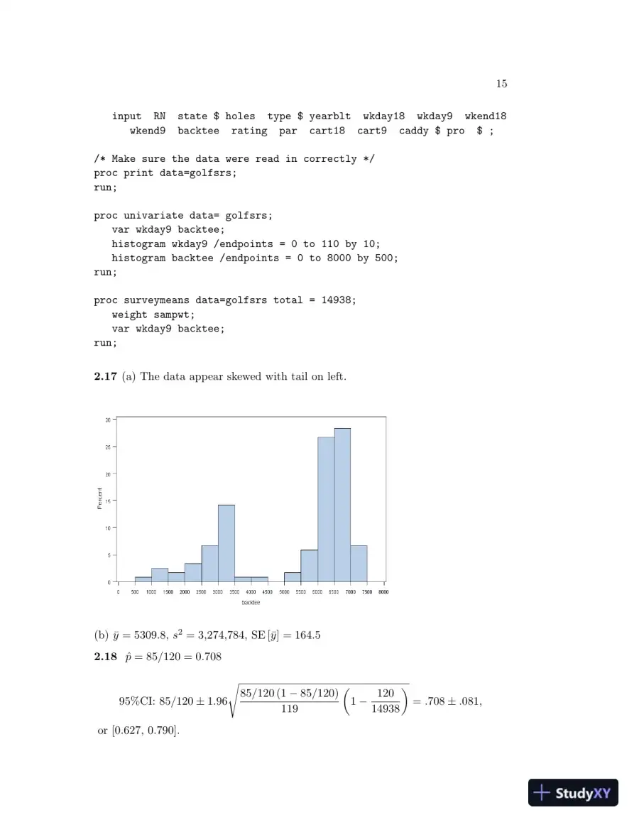 Sampling: Design and Analysis, 2nd Edition Solution Manual, page 16