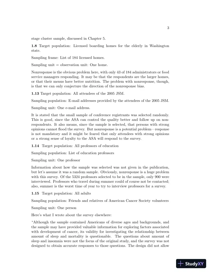 Sampling: Design and Analysis, 2nd Edition Solution Manual, page 4