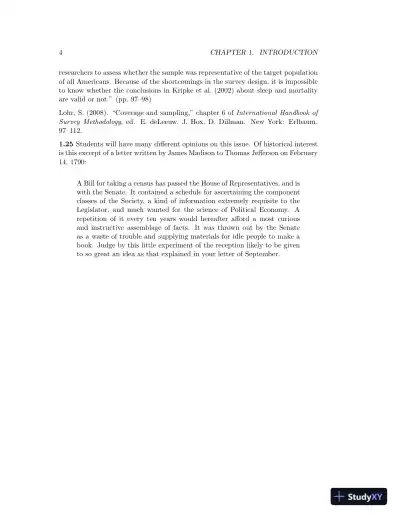 Sampling: Design and Analysis, 2nd Edition Solution Manual - Page 5 preview image