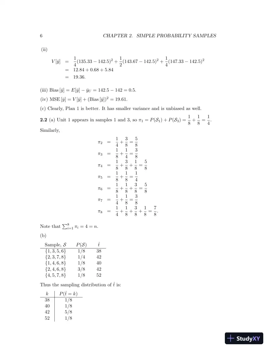 Sampling: Design and Analysis, 2nd Edition Solution Manual, page 7