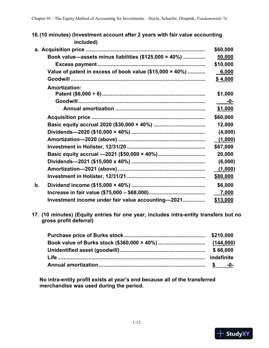 Solution Manual For Advanced Accounting, 14th Edition, page 13