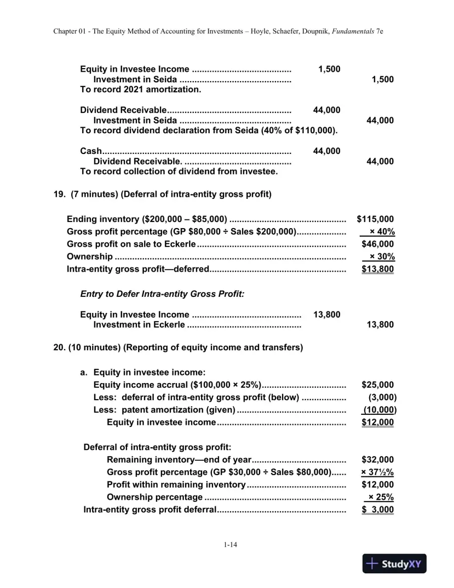 Solution Manual For Advanced Accounting, 14th Edition, page 15