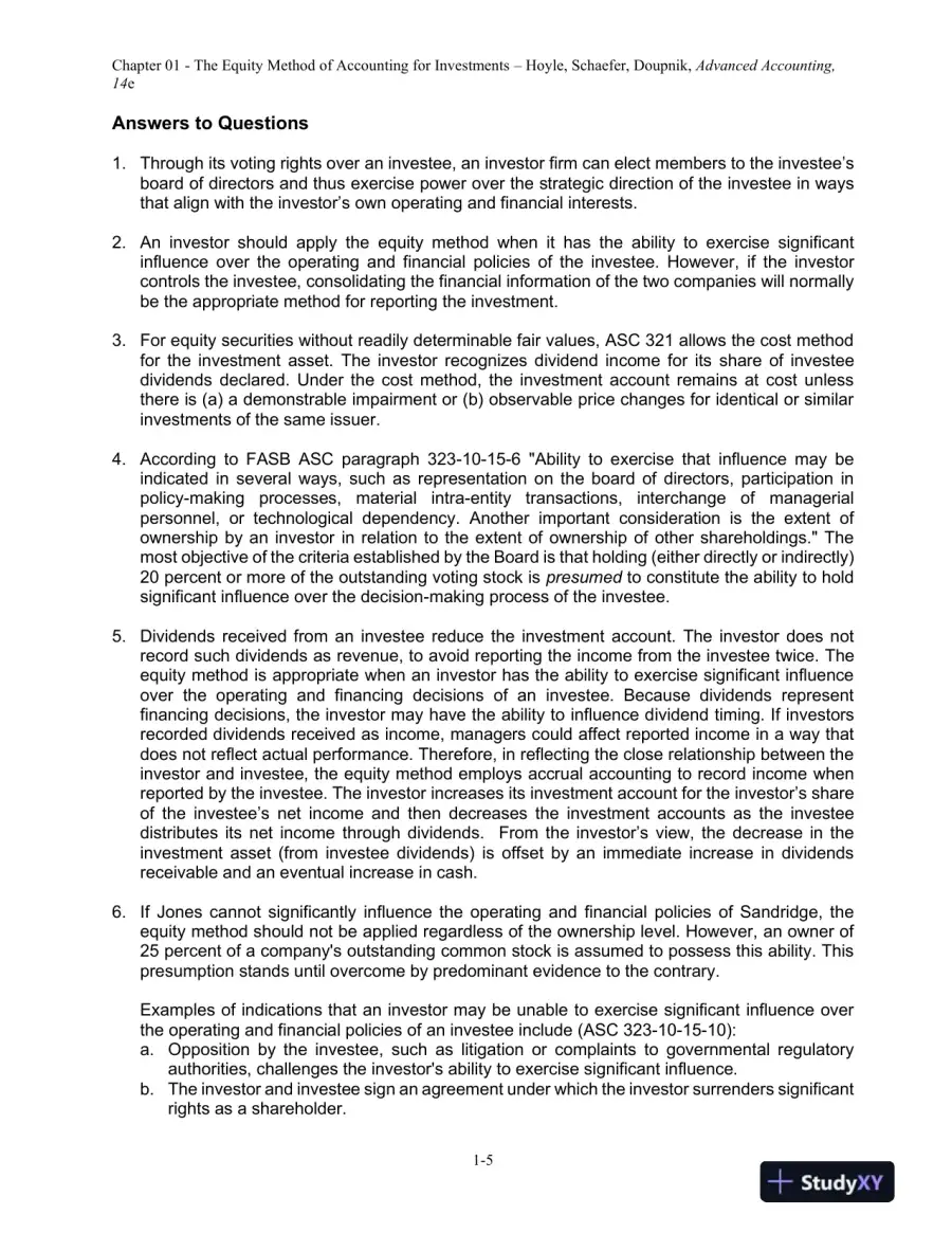 Solution Manual For Advanced Accounting, 14th Edition, page 6