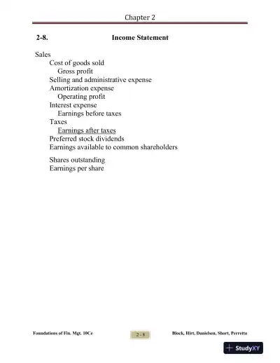 Foundations Of Financial Management, Tenth Canadian Edition Solution Manual - Page 13 preview image