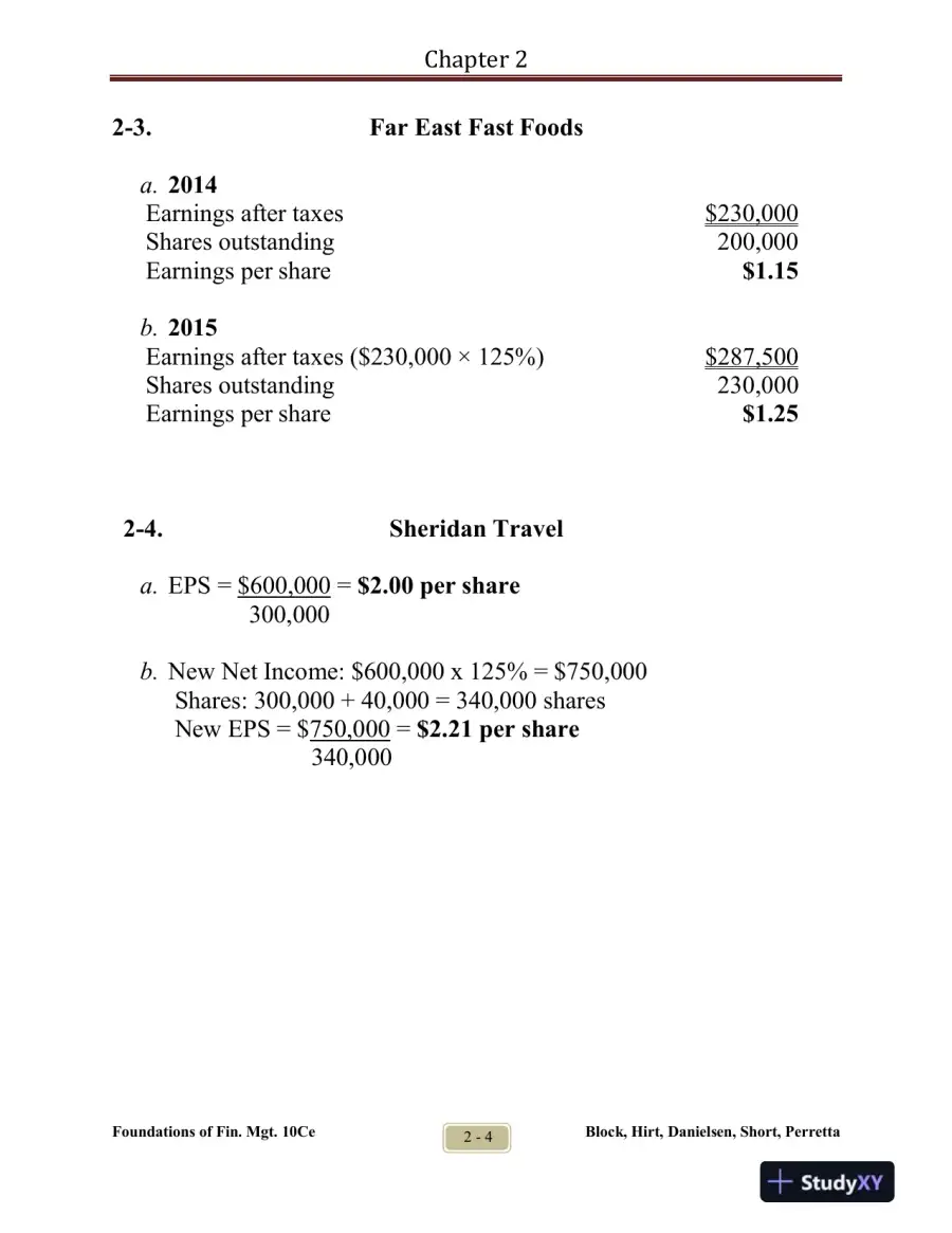 Foundations Of Financial Management, Tenth Canadian Edition Solution Manual, page 9