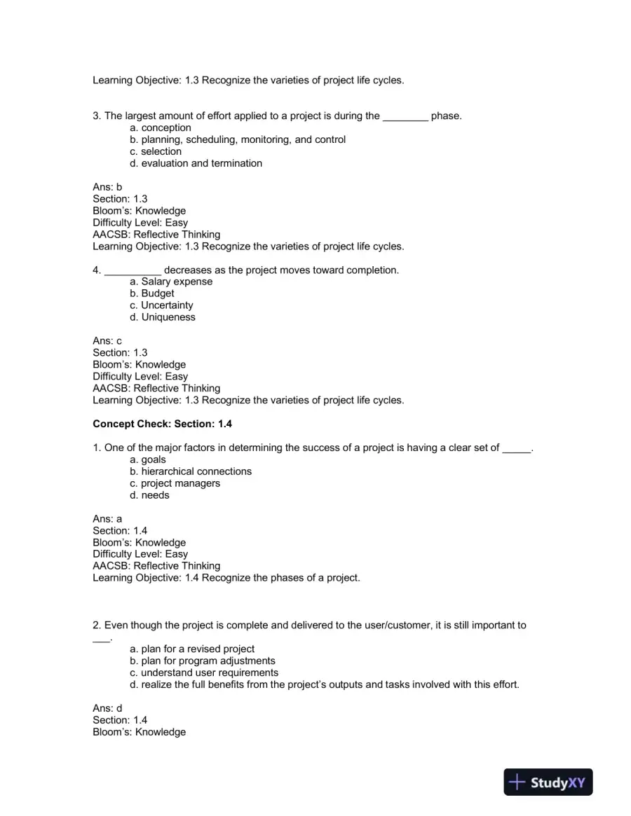 Solution Manual For Project Management: A Managerial Approach, 8th Edition, page 6