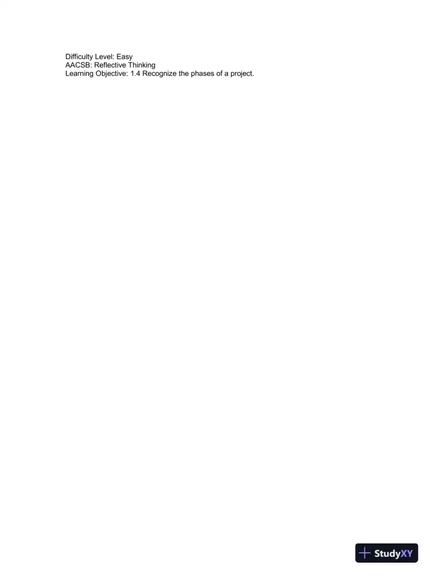 Solution Manual For Project Management: A Managerial Approach, 8th Edition, page 7