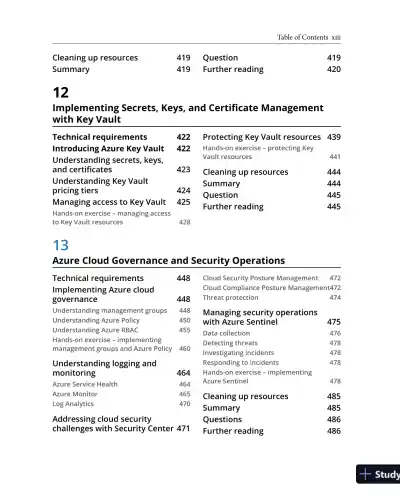 Microsoft Azure Security Technologies Certification and Beyond: AZ-500 exam (2021) - Page 15 preview image