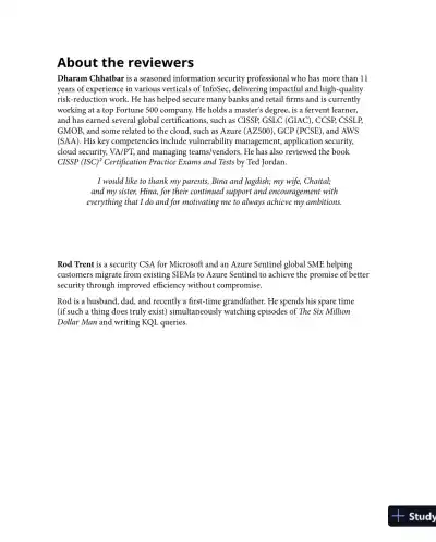 Microsoft Azure Security Technologies Certification and Beyond: AZ-500 exam (2021) - Page 7 preview image