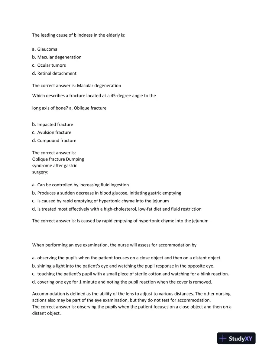 2023 ATI RN Medical Surgical Proctored Exam With Answers (50 Solved Questions), page 6