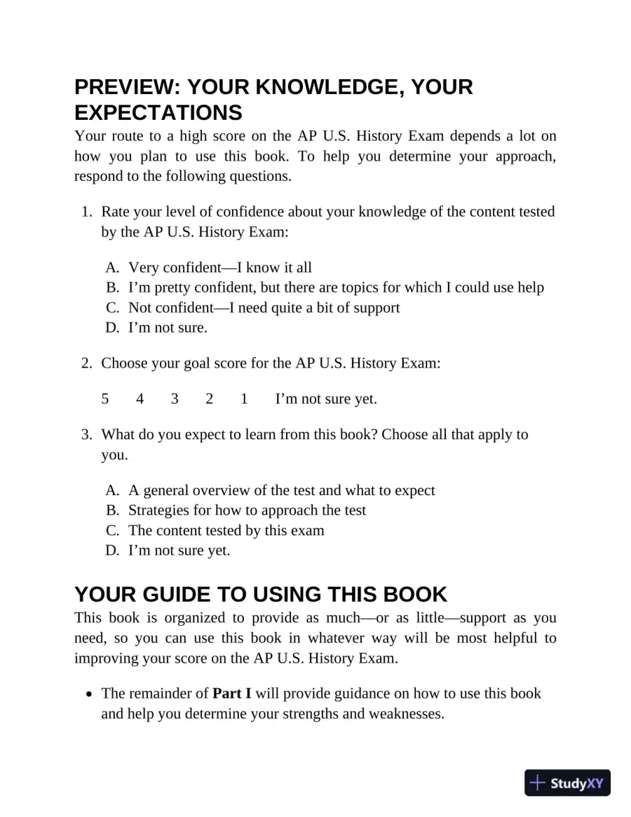 Princeton Review AP U.S. History Prep, 2023: 3 Practice Tests + Complete Content Review (2022), page 17