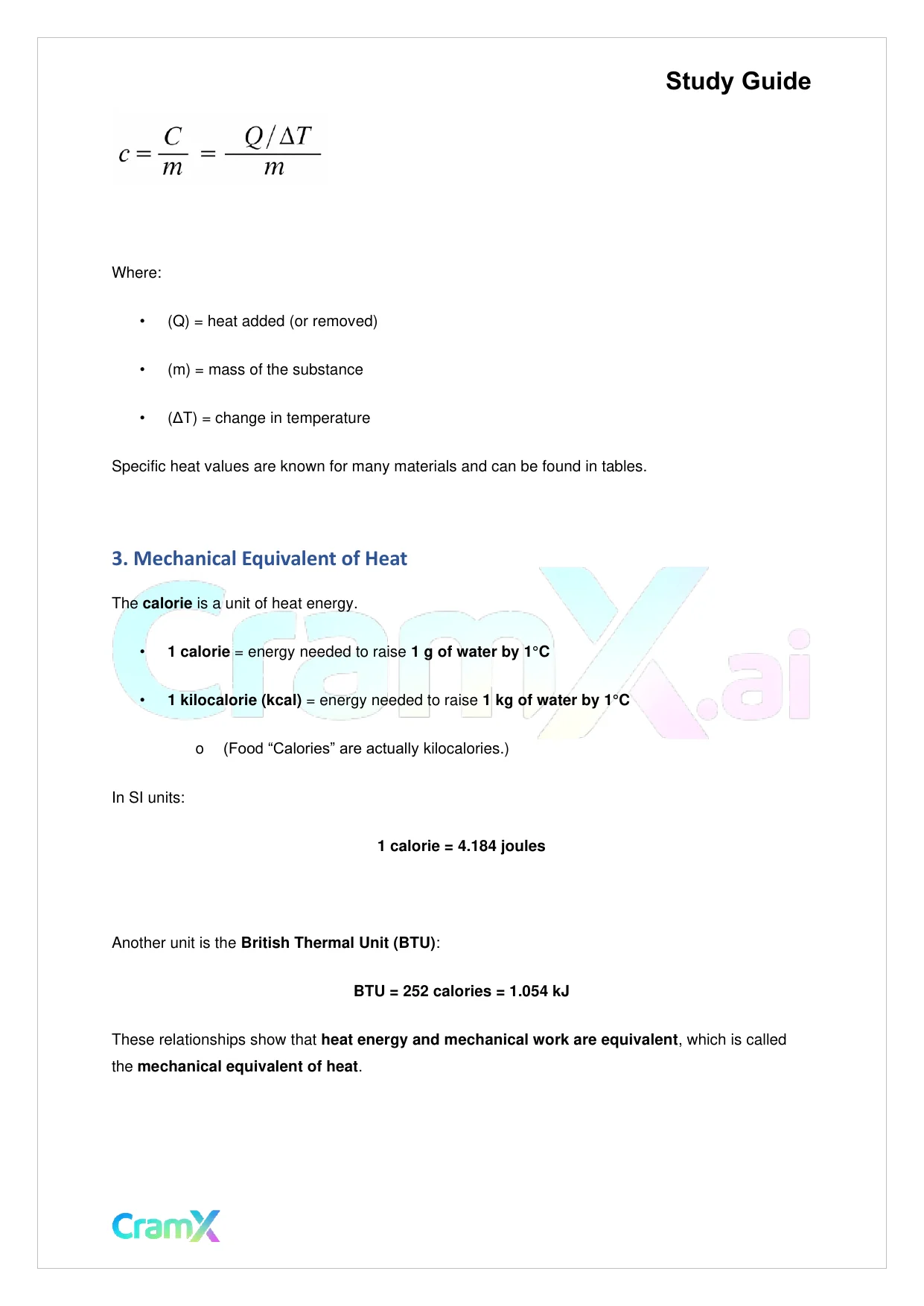 Physics – Thermodynamics - Page 7 preview image