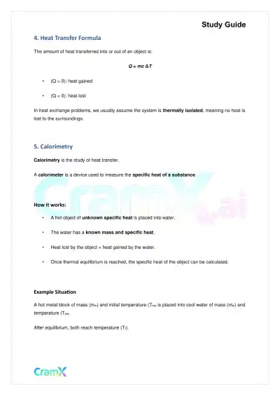 Physics – Thermodynamics - Page 8 preview image