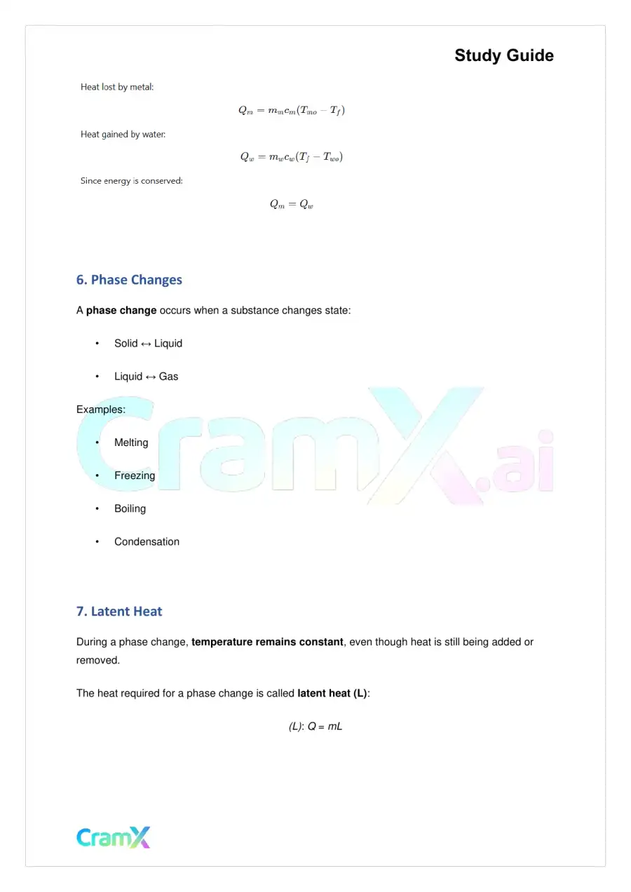 Physics – Thermodynamics, page 9