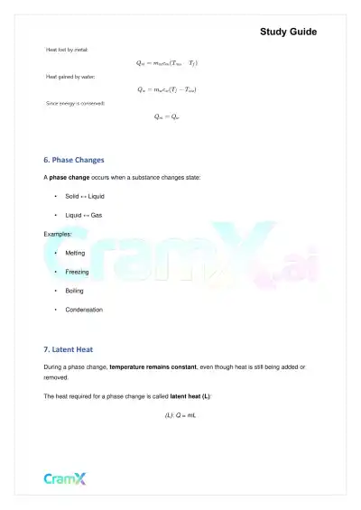 Physics – Thermodynamics - Page 9 preview image