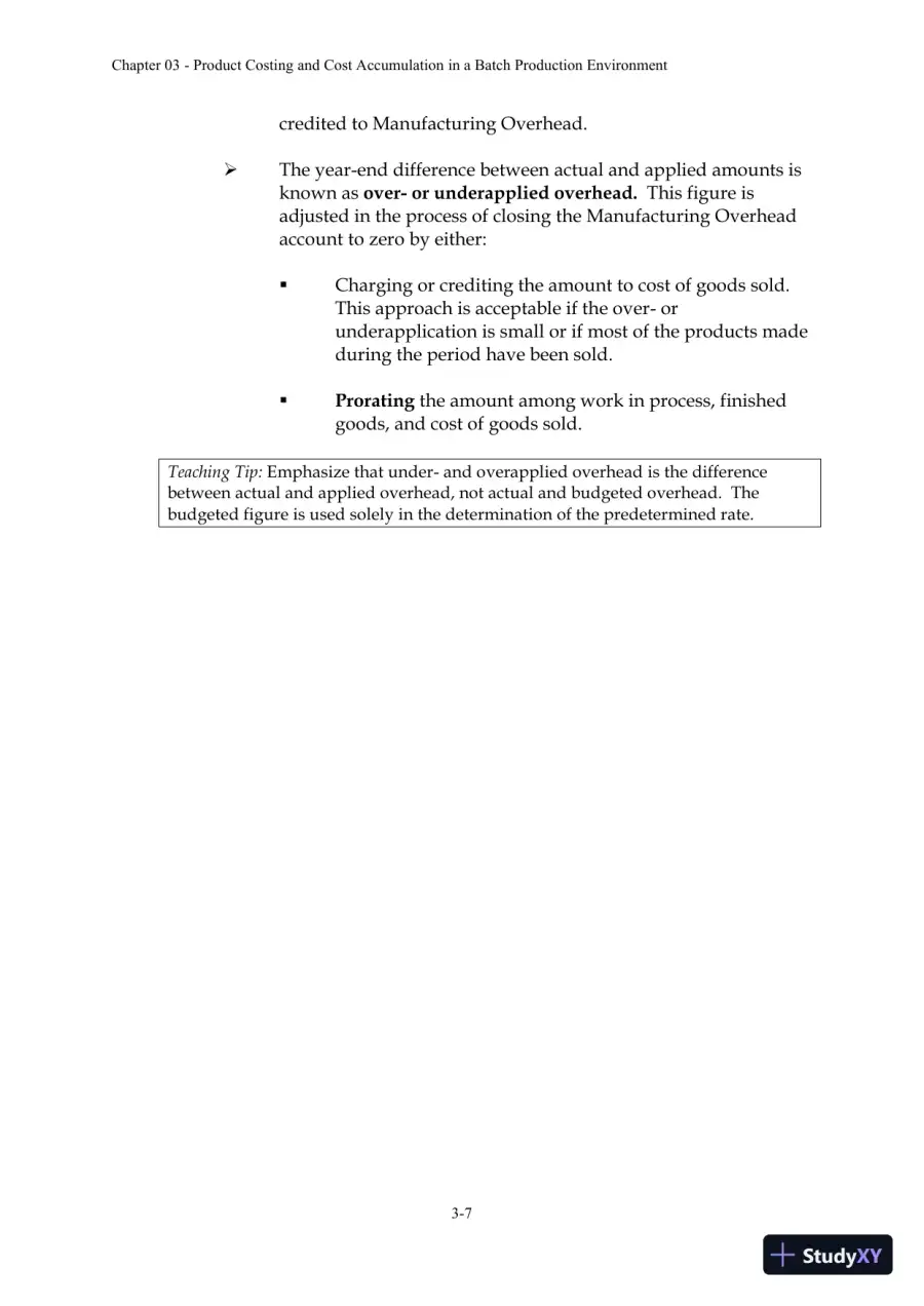 Solution Manual For Managerial Accounting: Creating Value in a Dynamic Business Environment, 10th Edition, page 30