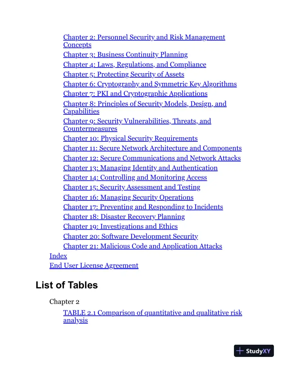 ISC2 CISSP Certified Information Systems Security Professional Official Study Guide and Practice Tests (2024), page 14