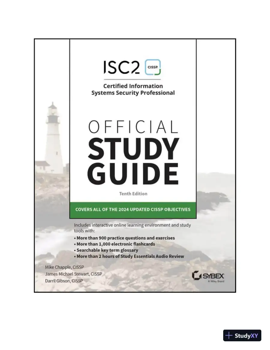 ISC2 CISSP Certified Information Systems Security Professional Official Study Guide and Practice Tests (2024), page 3