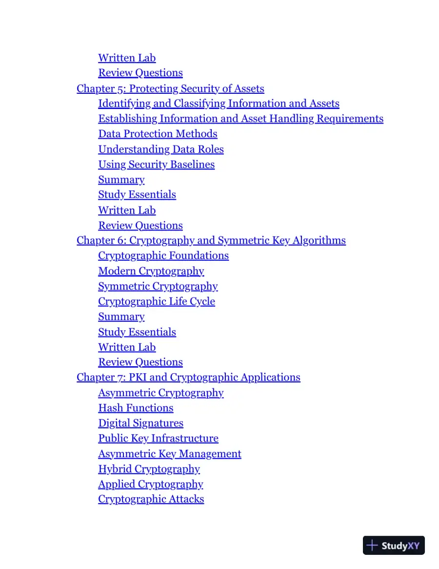 ISC2 CISSP Certified Information Systems Security Professional Official Study Guide and Practice Tests (2024), page 6