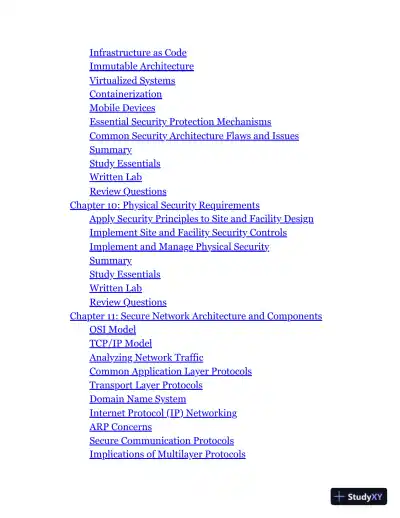 ISC2 CISSP Certified Information Systems Security Professional Official Study Guide and Practice Tests (2024) - Page 8 preview image