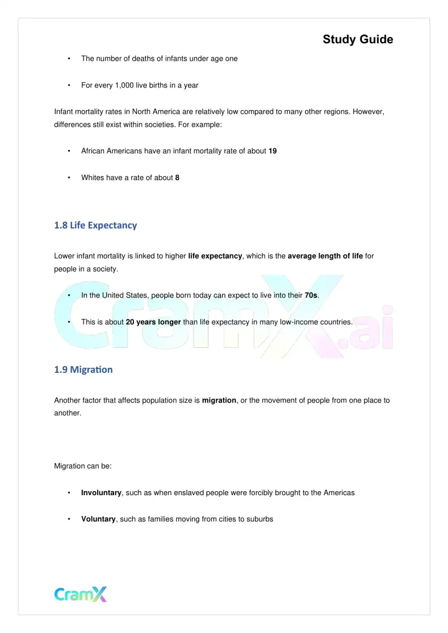 Sociology - Population and Urbanization, page 4