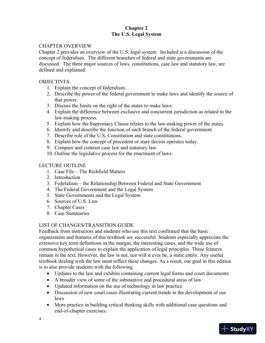 Solution Manual for Introduction to Law, 6th Edition, page 7