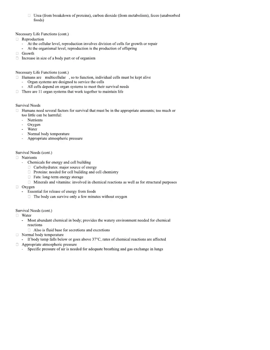 The Human Body An Orientation, page 3