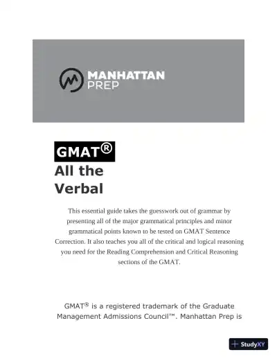 All the GMAT, 7th Edition (2019) - Page 4 preview image