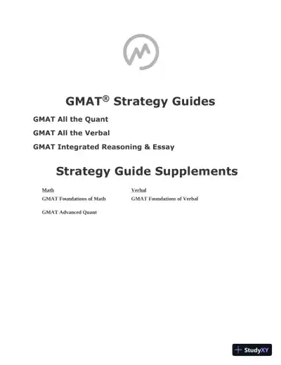 All the GMAT, 7th Edition (2019) - Page 8 preview image