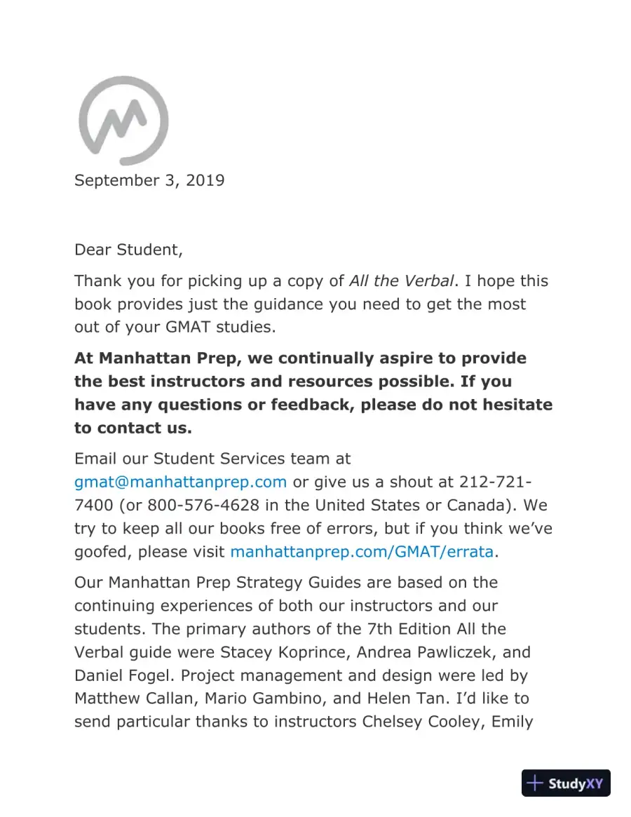 All the GMAT, 7th Edition (2019), page 9