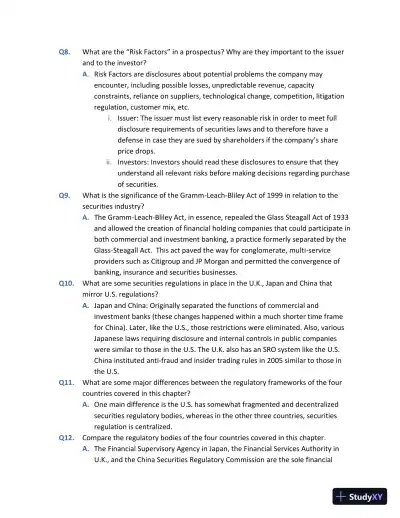 Solution Manual for Investment Banks, Hedge Funds, and Private Equity, 3rd Edition - Page 5 preview image