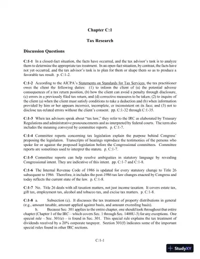 Solution Manual for Prentice Hall's Federal Taxation 2013 Individuals, 26th Edition - Page 1 preview image