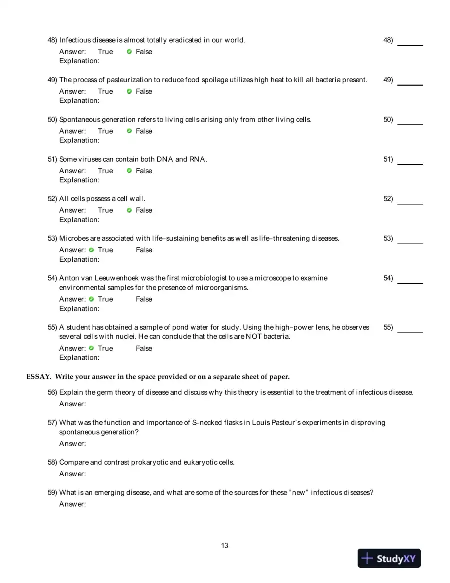 Microbiology: An Introduction, 11th Edition Test Bank, page 14