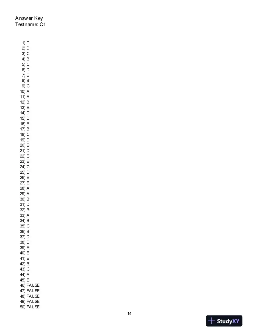 Microbiology: An Introduction, 11th Edition Test Bank, page 15