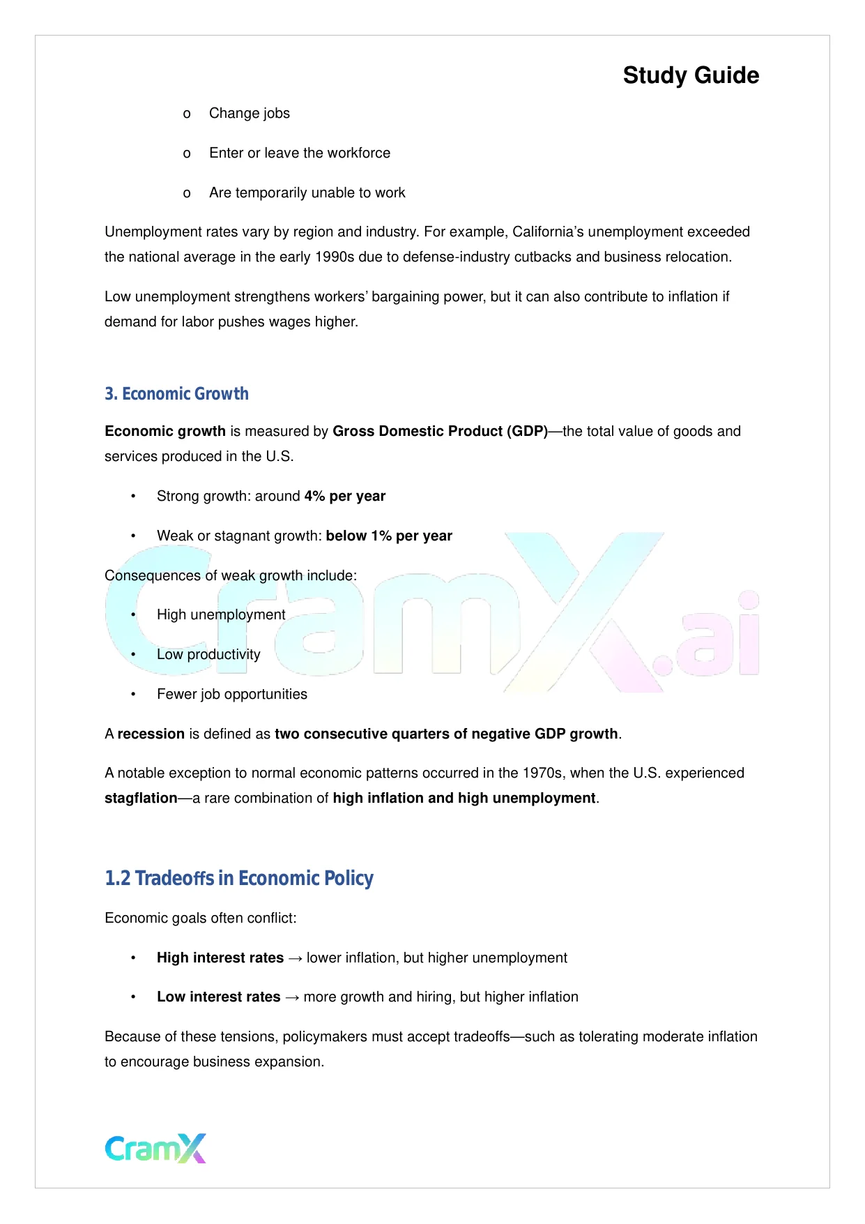 American Government - Economic Policy - Page 2 preview image