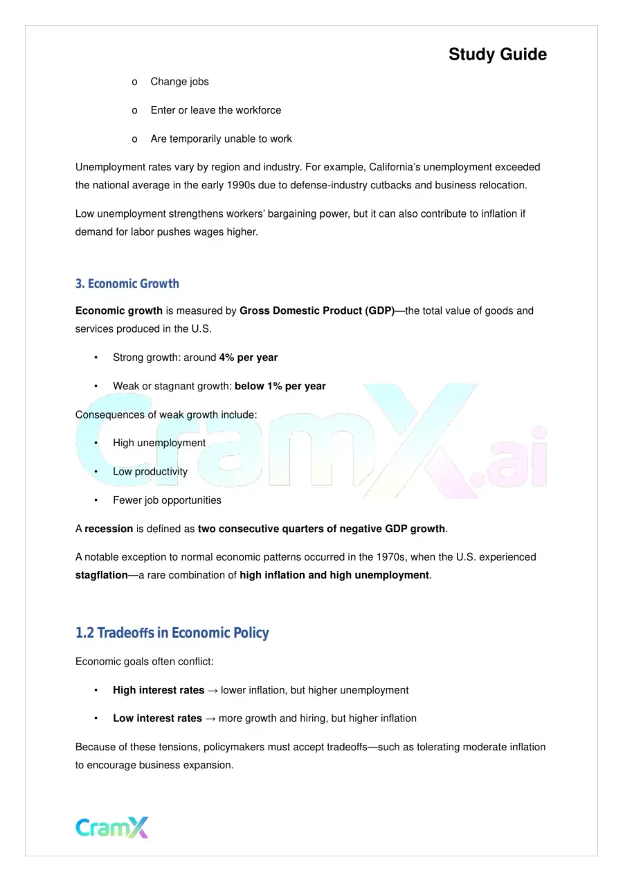 American Government - Economic Policy, page 2