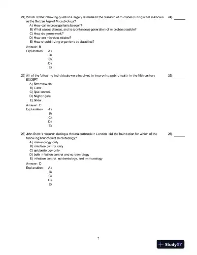Microbiology With Diseases By Taxonomy, 4th Edition Test Bank - Page 8 preview image